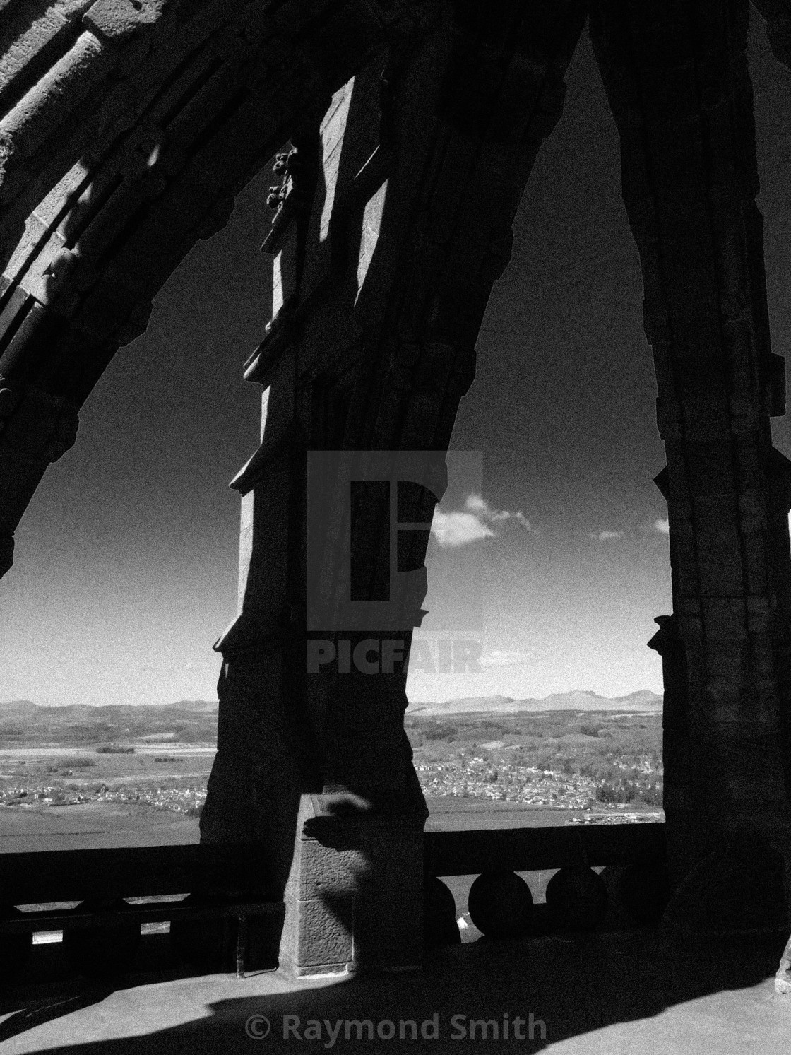 "The Wallace Monument" stock image