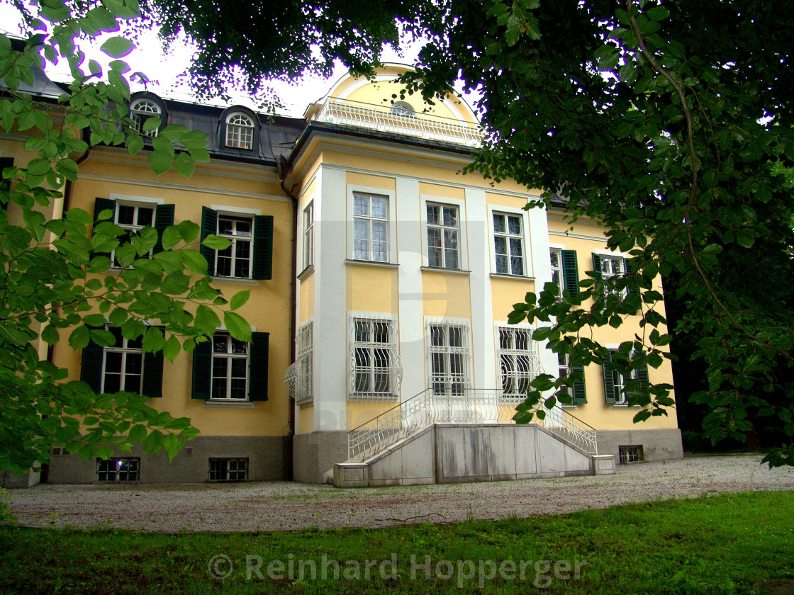 "The REAL Von Trapp Family Home in Aigen, Salzburg, Austria" stock image