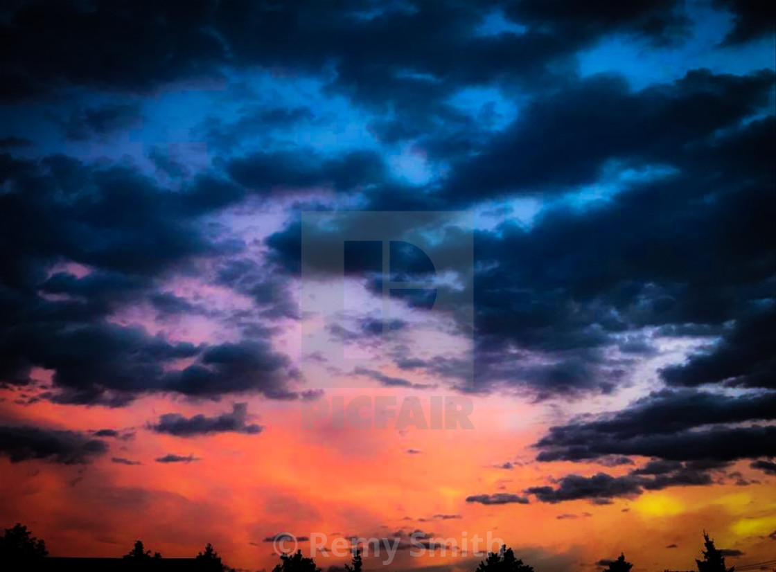 "Early Morning Sky" stock image