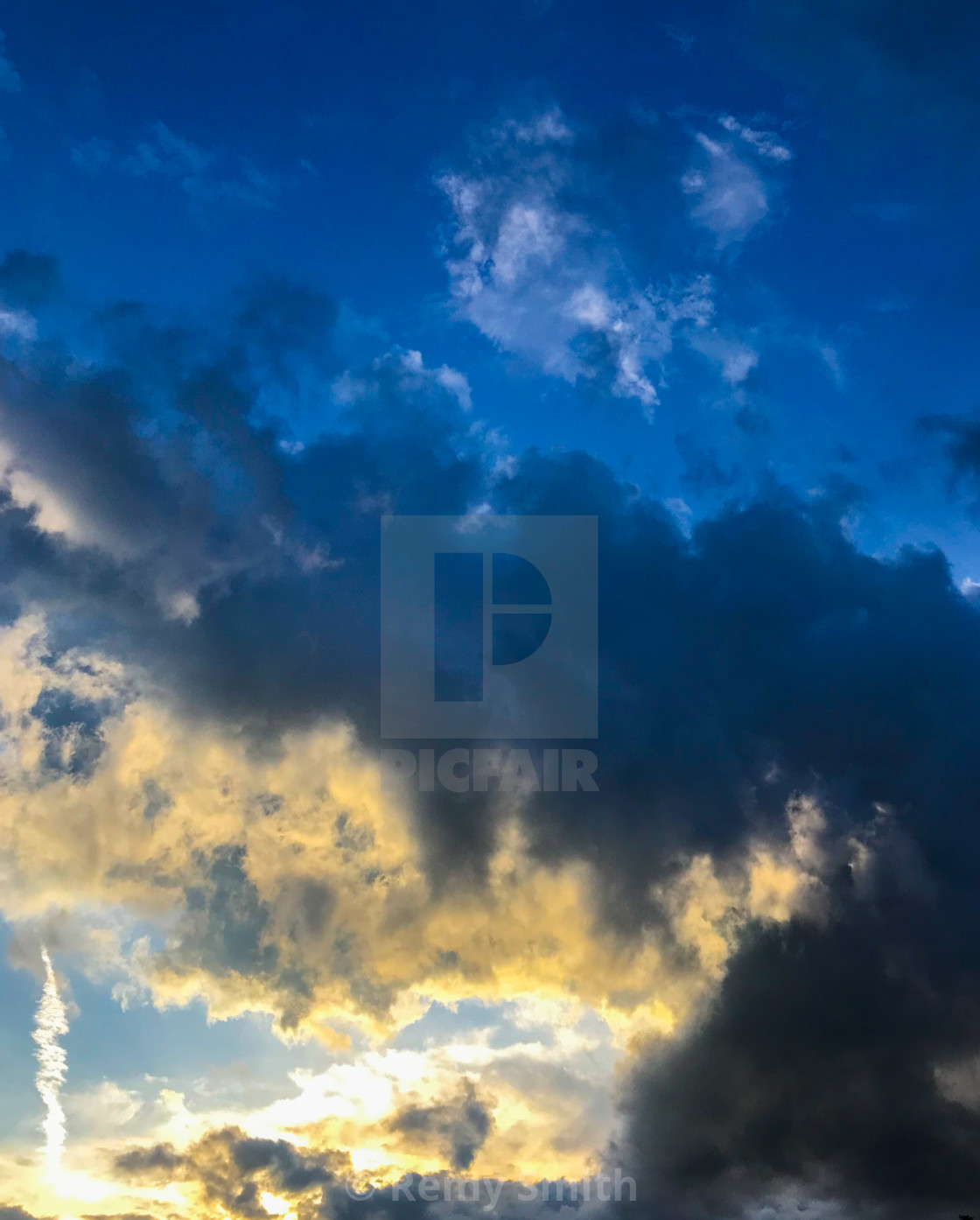 "Cloud Form Colors" stock image