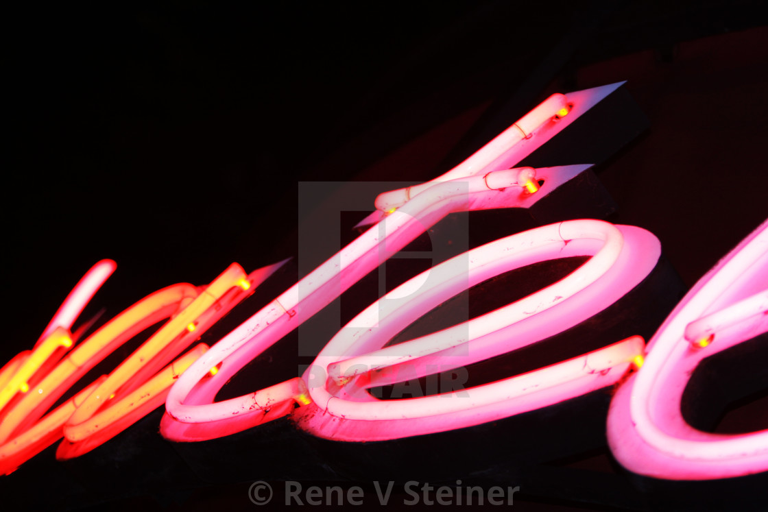 "Neon Geneva N• 4" stock image