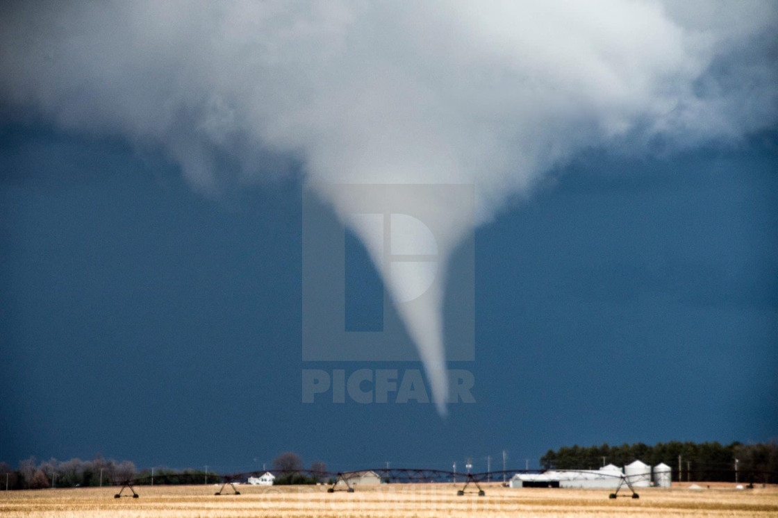 "Illinois Tornado" stock image