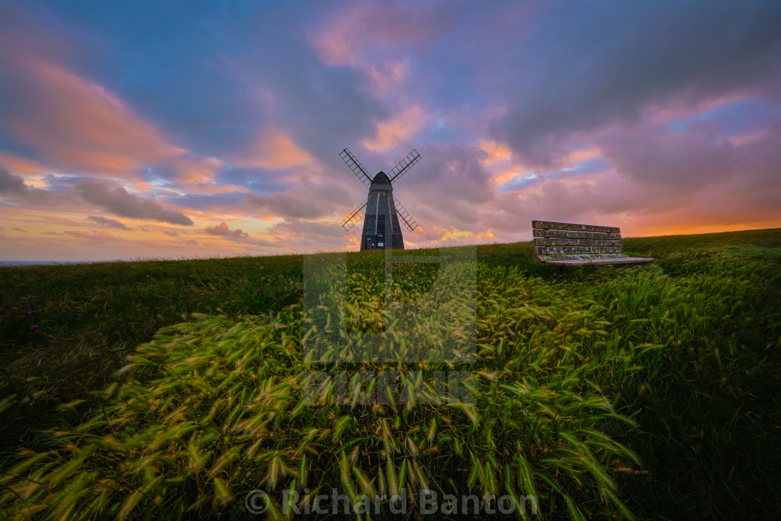 "Saltdean Windmill" stock image