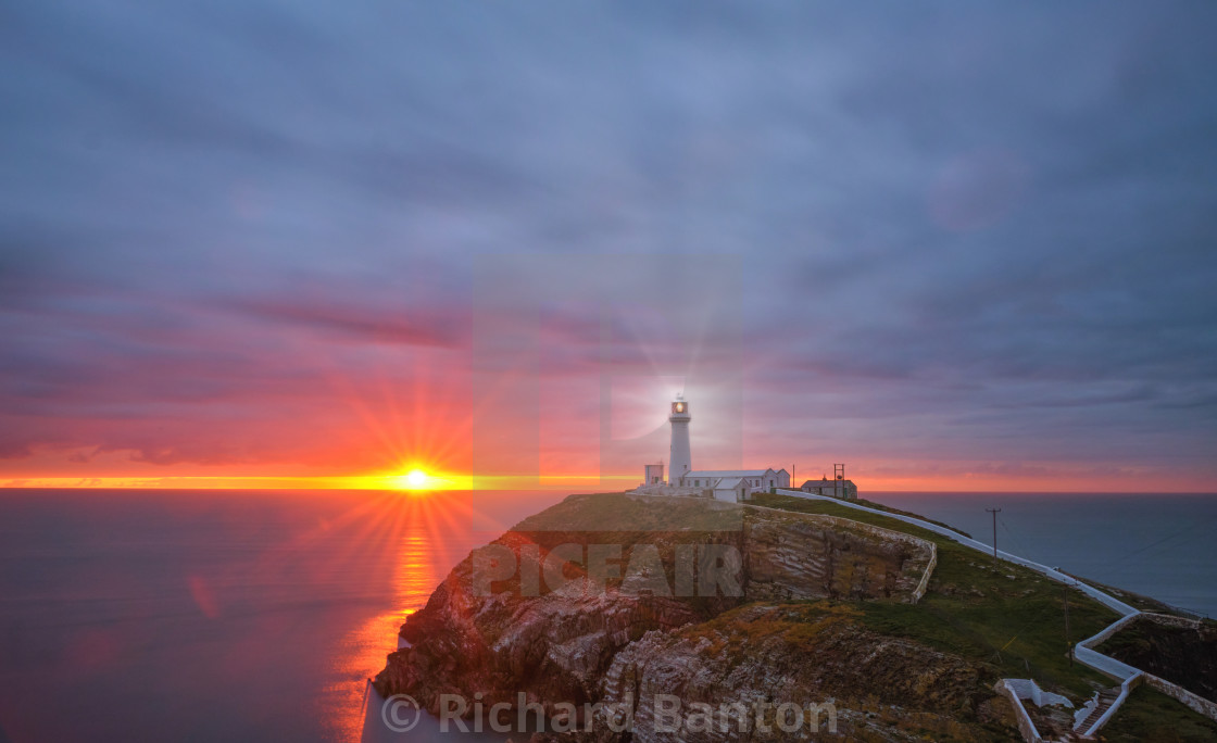 "Two stars of light" stock image