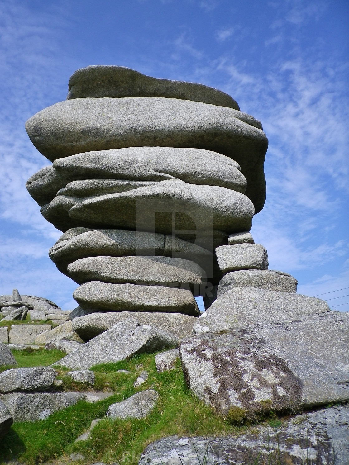 "THE CHEESEWRING BODMIN MOOR CORNWALL" by Richard Brookes - $18.07 "THE CHEESEWRING BODMIN MOOR CORNWALL" stock image