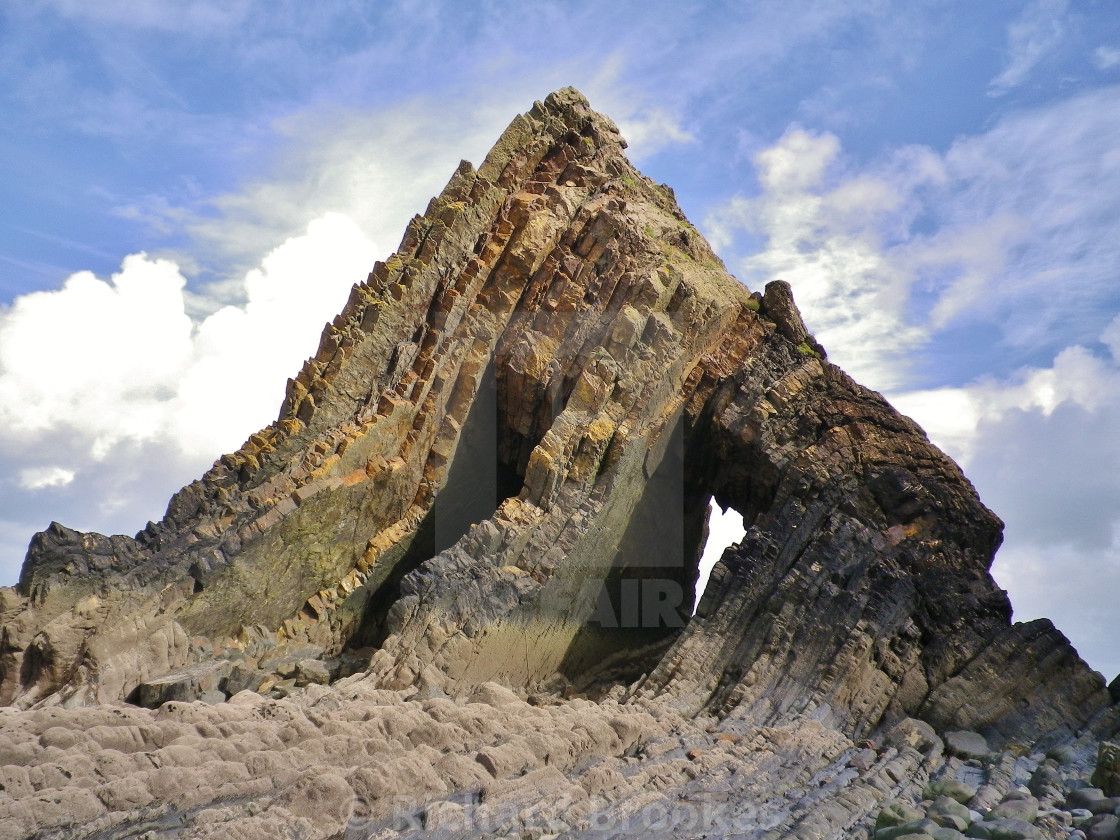 "BLACKCHURCH ROCK ARCH STACK MOUTHMILL DEVON" by Richard Brookes - $18.08 "BLACKCHURCH ROCK ARCH STACK MOUTHMILL DEVON" stock image