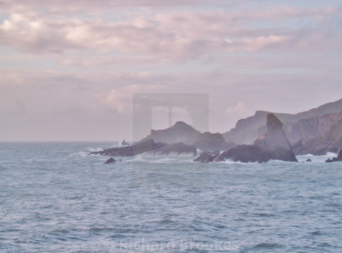 "JAGGED EDGE ROCKS HARTLAND QUAY NORTH DEVON" by Richard Brookes - $18.08 "JAGGED EDGE ROCKS HARTLAND QUAY NORTH DEVON" stock image