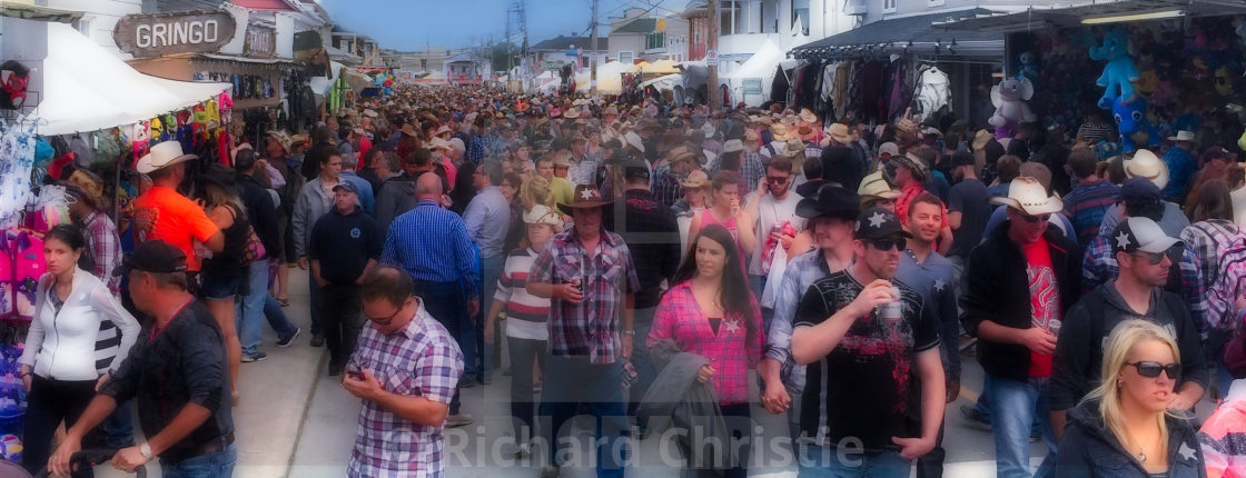 "Civilization - Saturday in the Streets" stock image