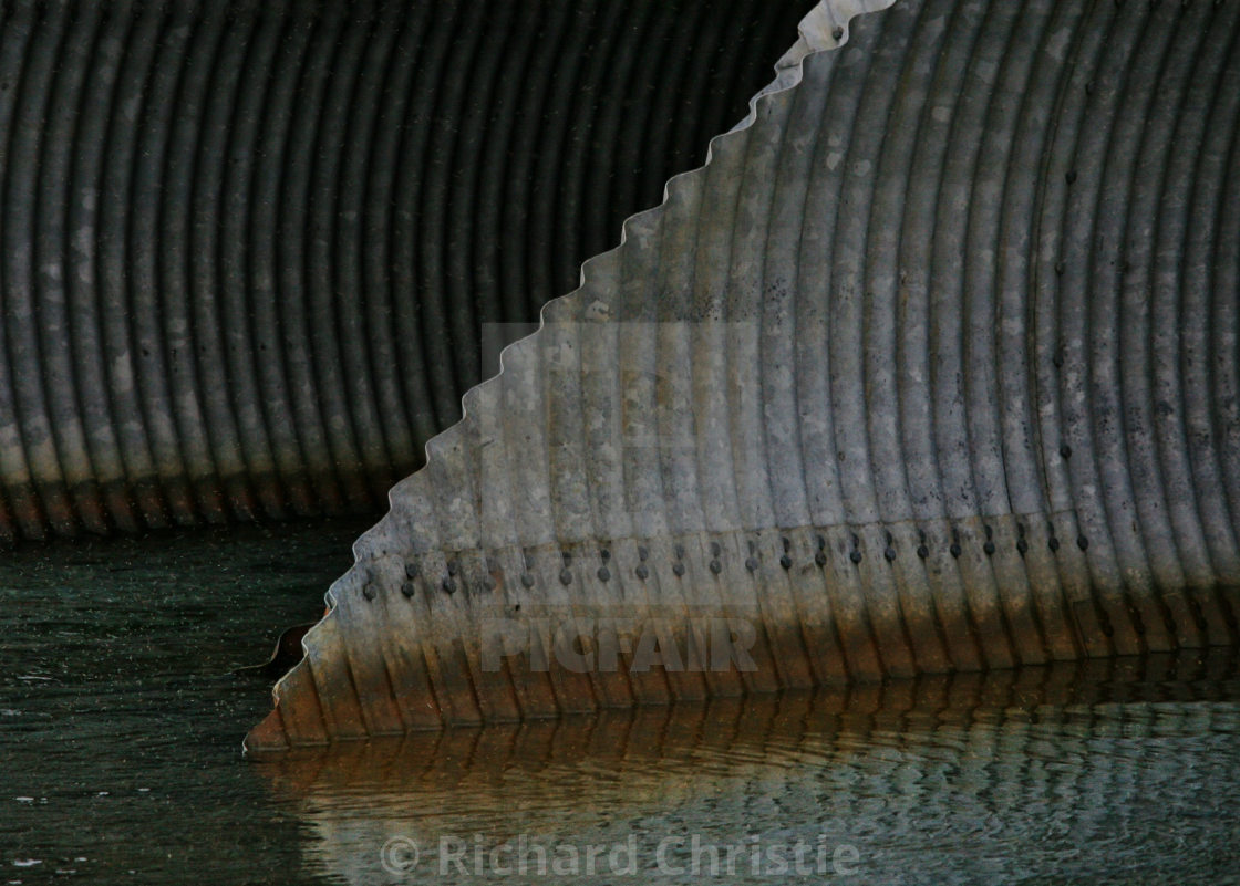 "Water Alaska Anchorage Culvert" stock image