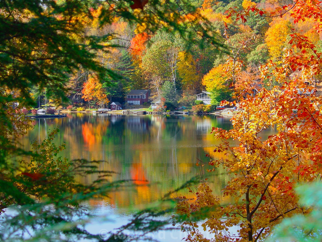 "New Hampshire Fall Colors" stock image