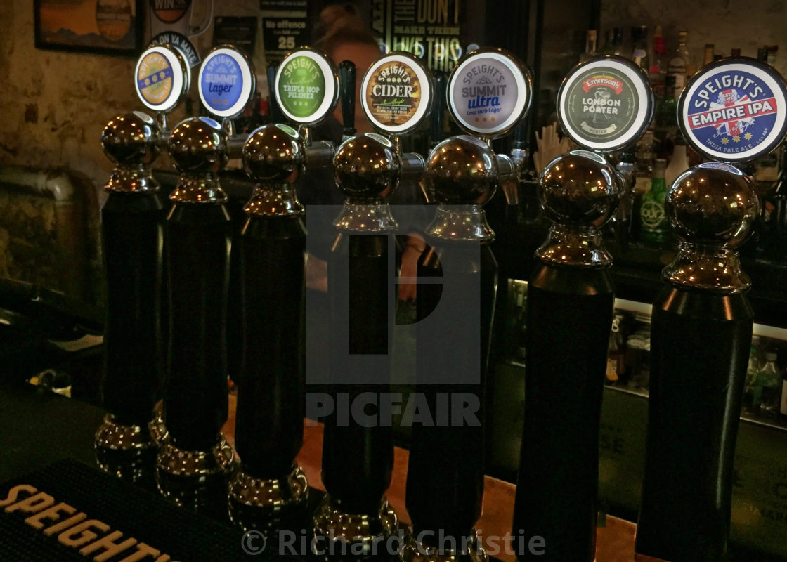 "Speights on tap New Zealand" stock image