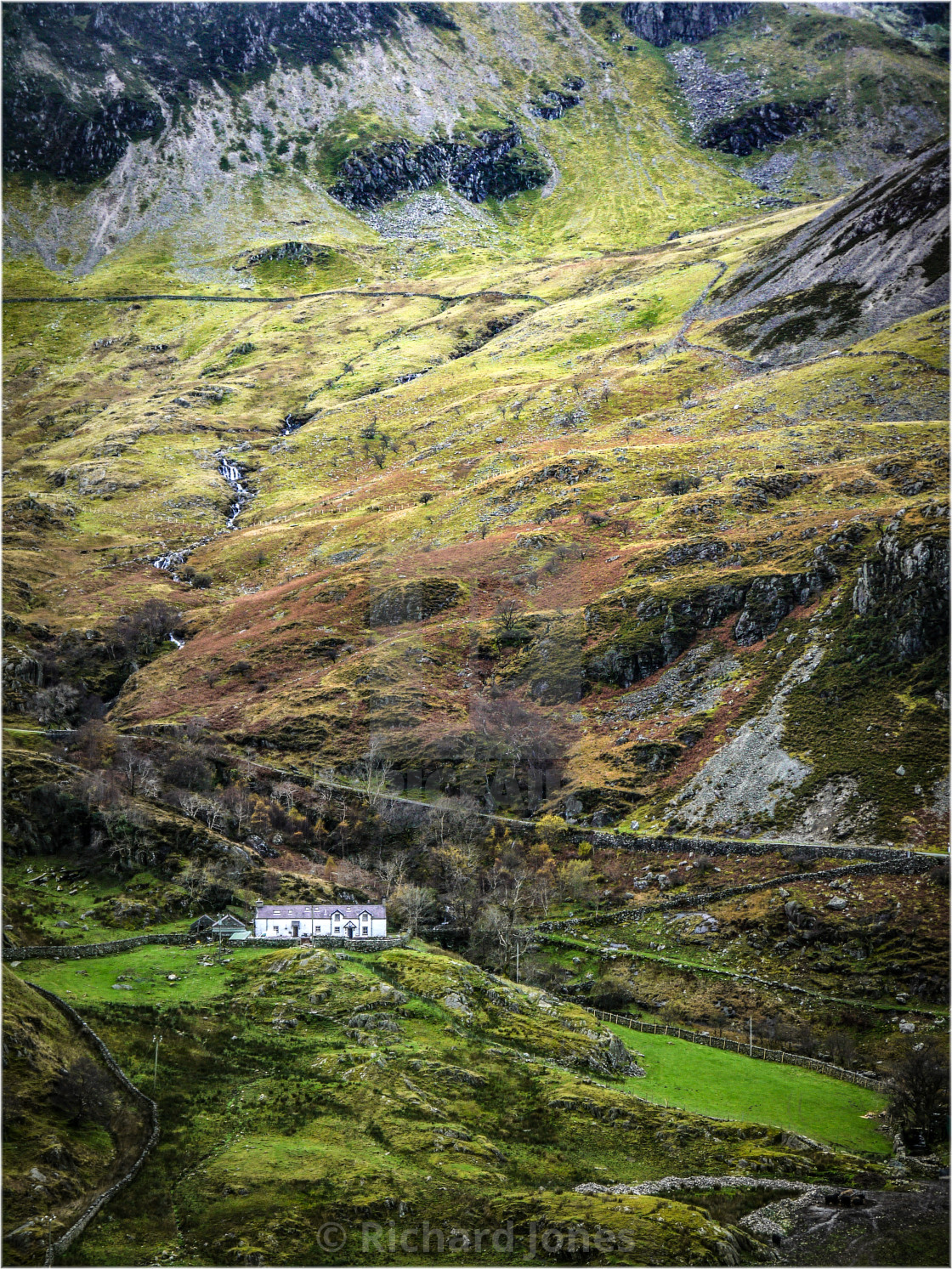 "Nant Ffrancon" stock image