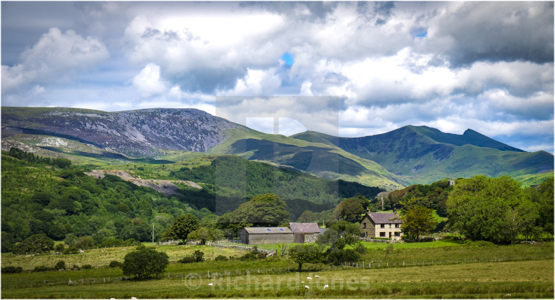 "Cwm Pennant" stock image