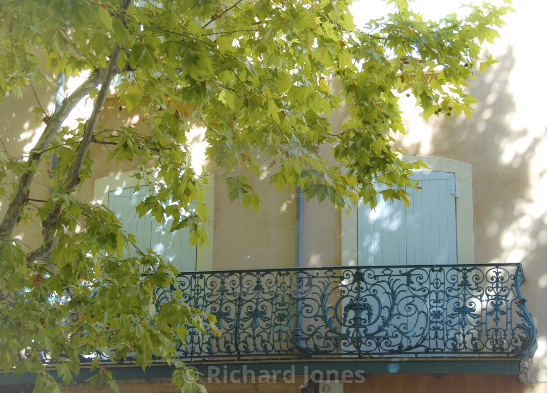 "Provencal balcony" stock image