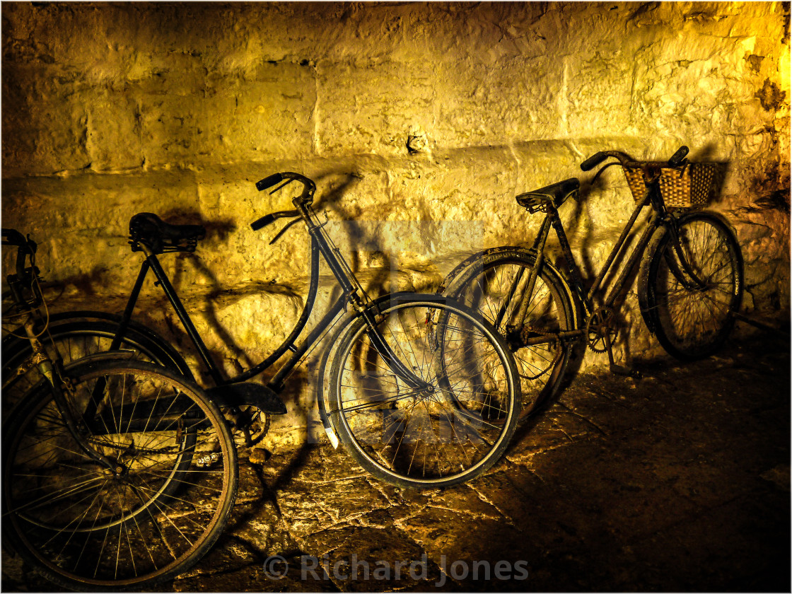 "The bike shed" stock image