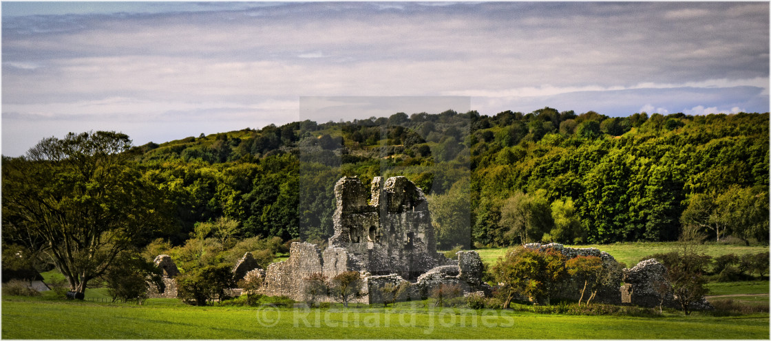 "Ogmore Castle" stock image