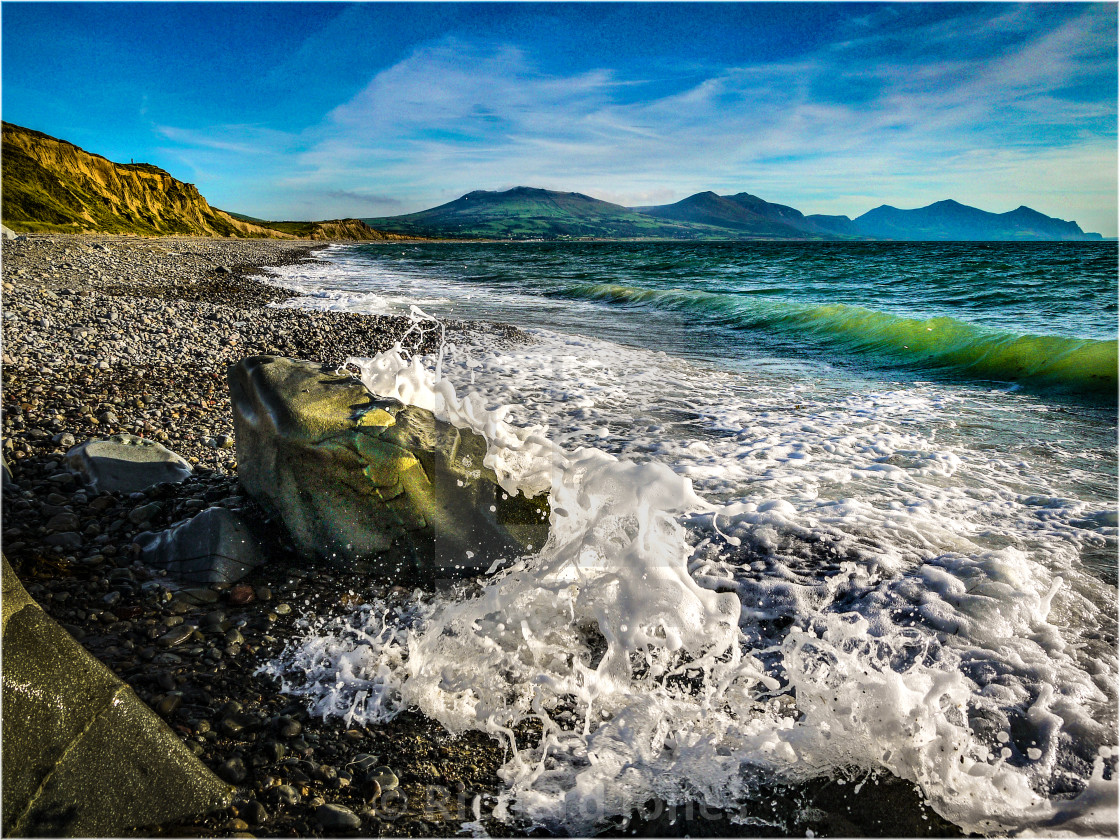 "Dinas Dinlle" stock image