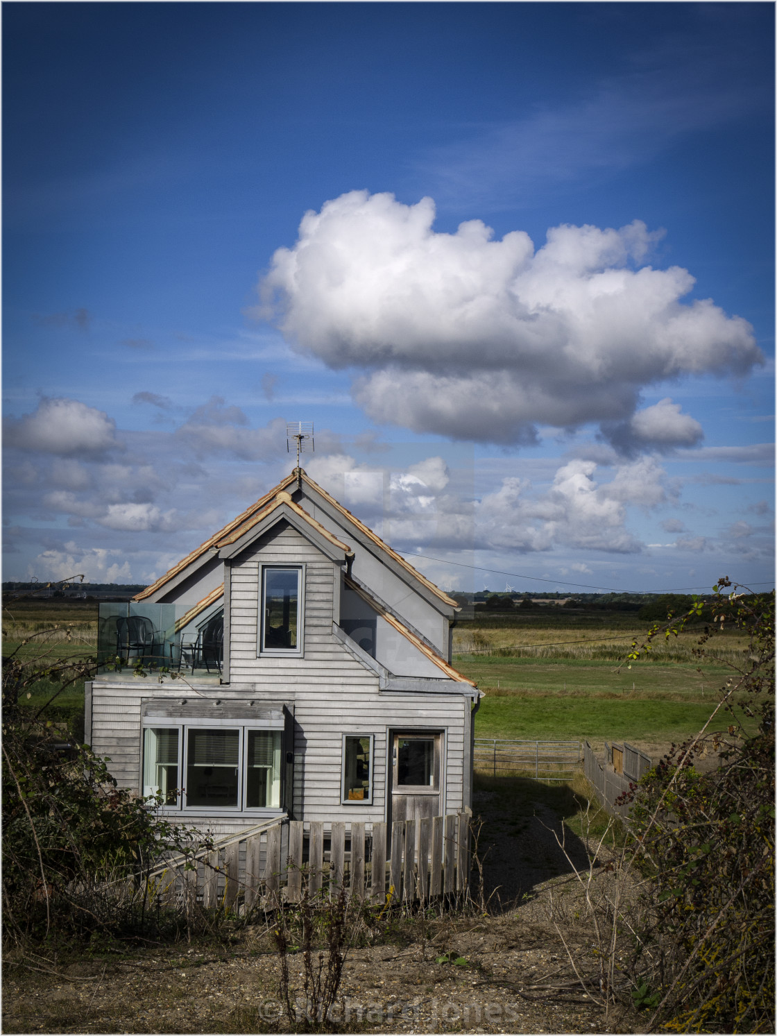 "Southwold Beach House" stock image