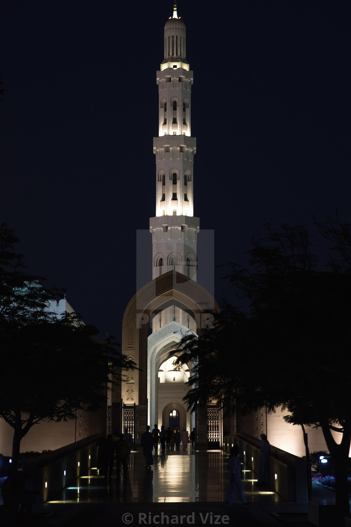 "Sultan Qaboos Grand Mosque, Muscat, Oman" stock image