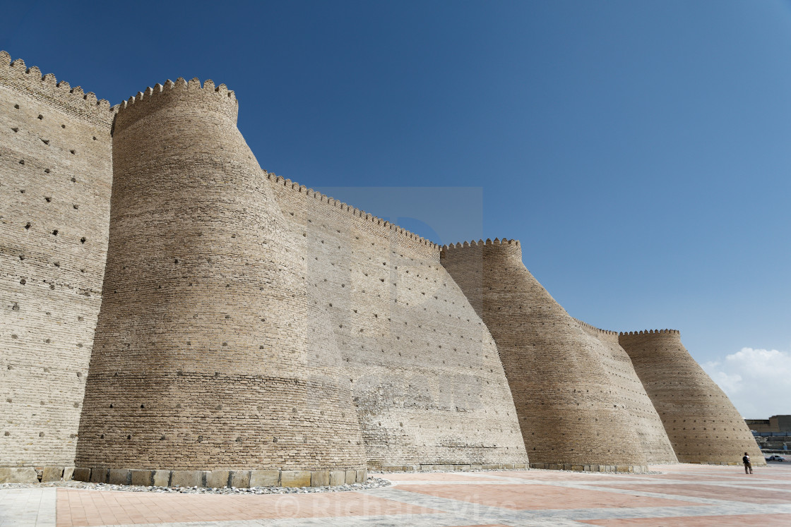 "Ark fortress, Bukhara, Uzbekistan" stock image