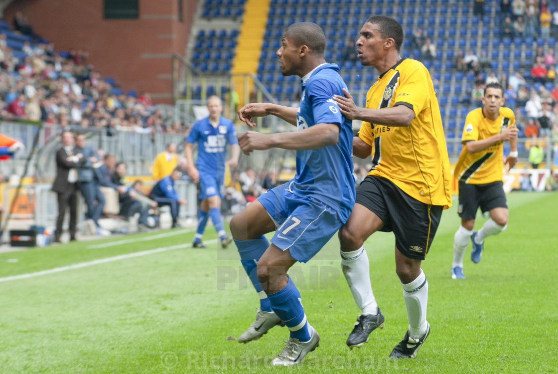 "Breda The Netherlands 18th May 2008 Eredivisie play off for a European place..." stock image