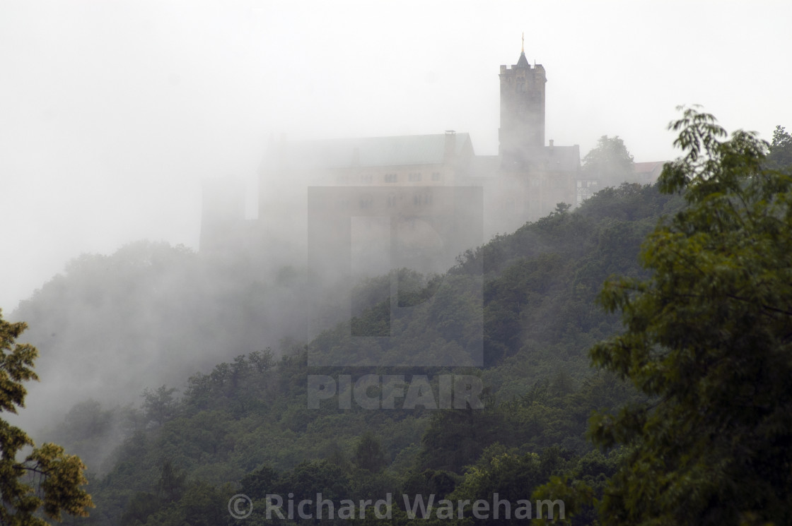 "Eisenach Germany Wartburg Castle." stock image