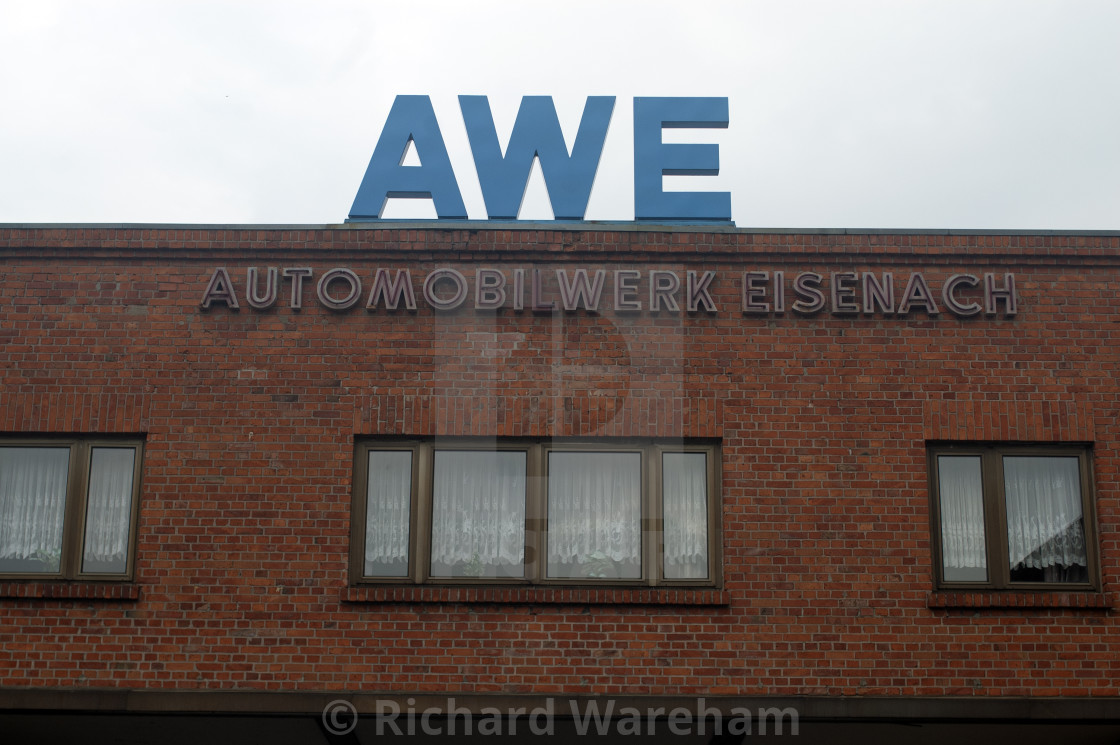 "Eisenach Germany AWE Automobilwerk Eisenach Automobilmuseum. Eisenach..." stock image