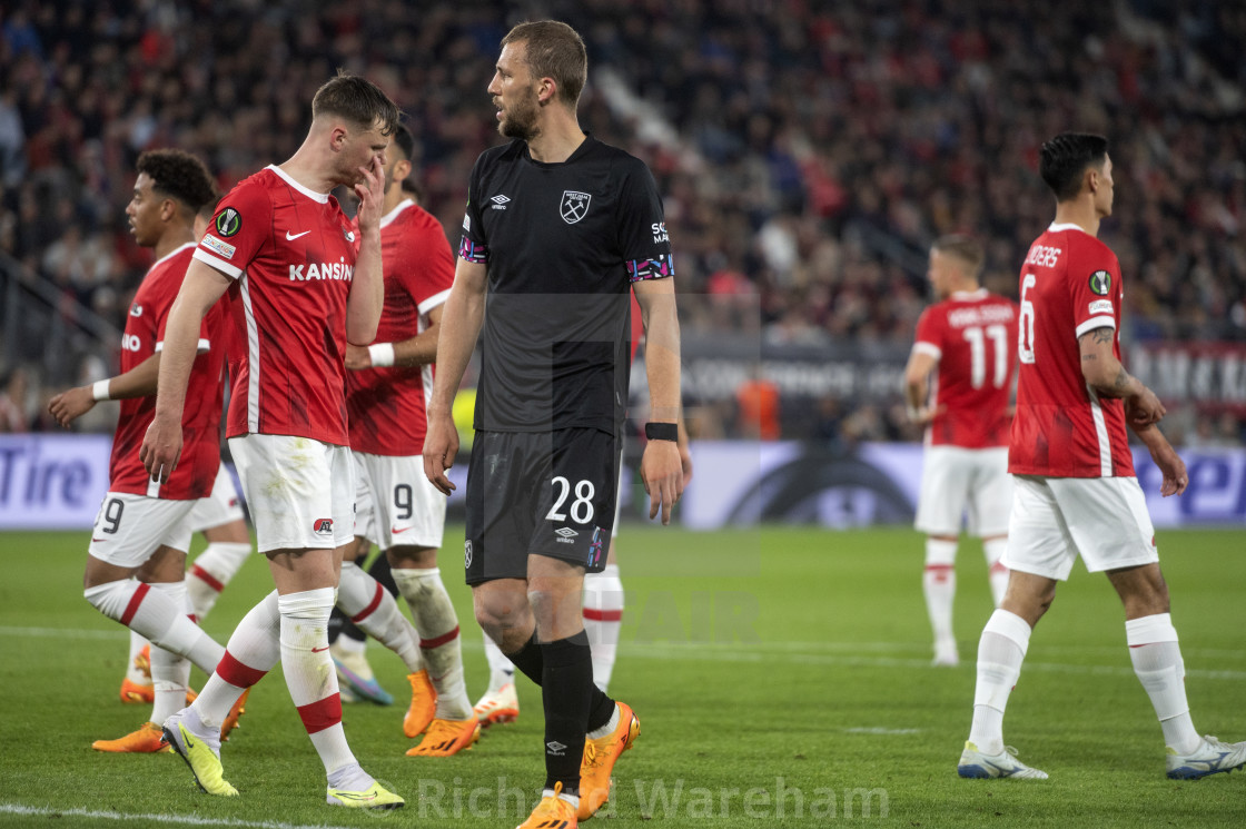 "Alkmaar The Netherlands 18th May 2023 UEFA Europa Conference league AZ..." stock image