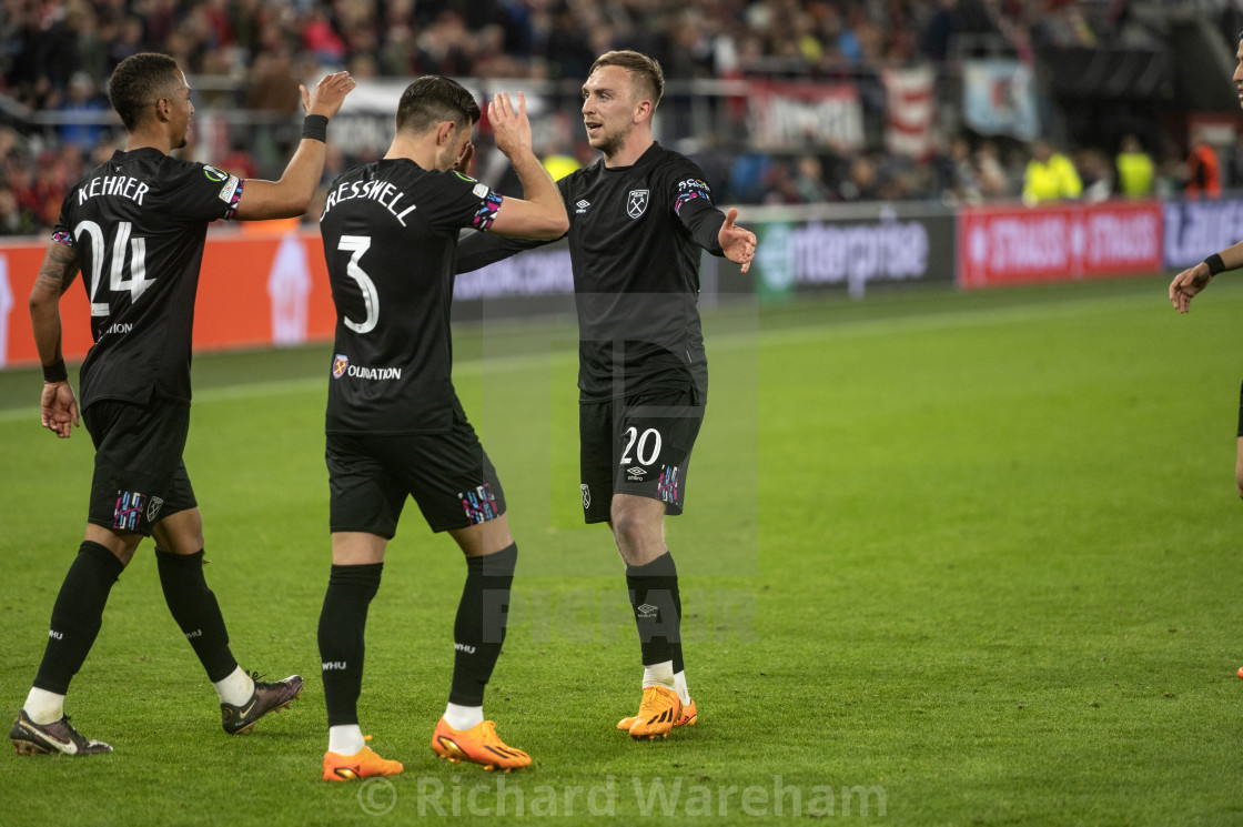 "Alkmaar The Netherlands 18th May 2023 UEFA Europa Conference league AZ..." stock image