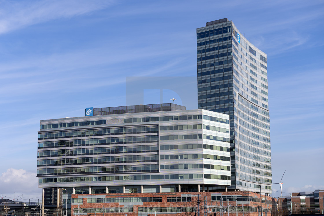 "Amsterdam The Netherlands 25th March 2024 Sloterdijk. Offices of the UWV. Uitvoeringsinstituut Werknemersverzekeringen, government organisation in charge of administering the employee insurance schem" stock image