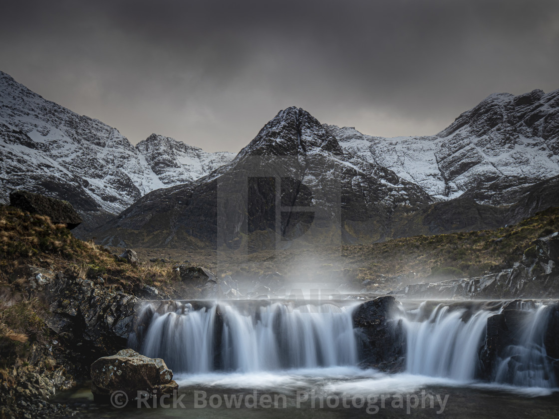 "Windy Waterfalls" stock image