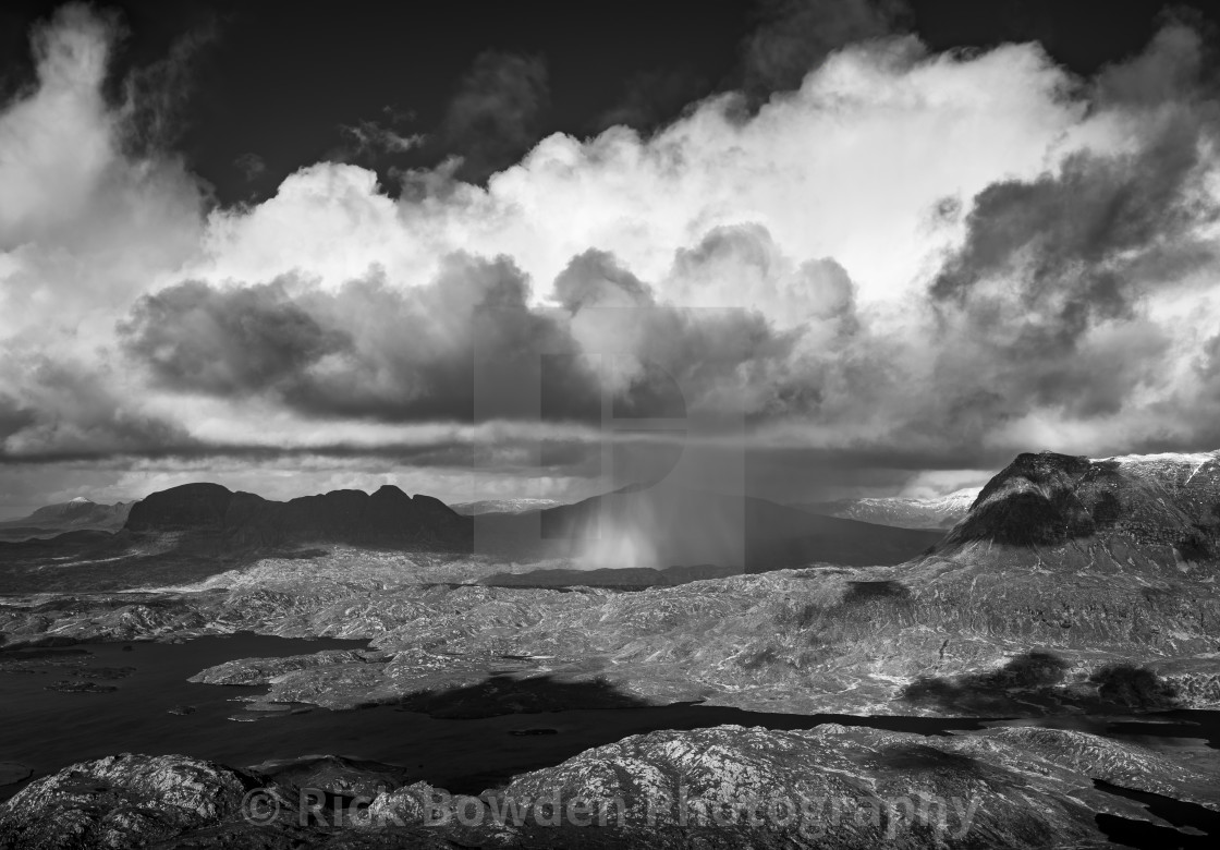 "Inverpolly Cloudburst" stock image