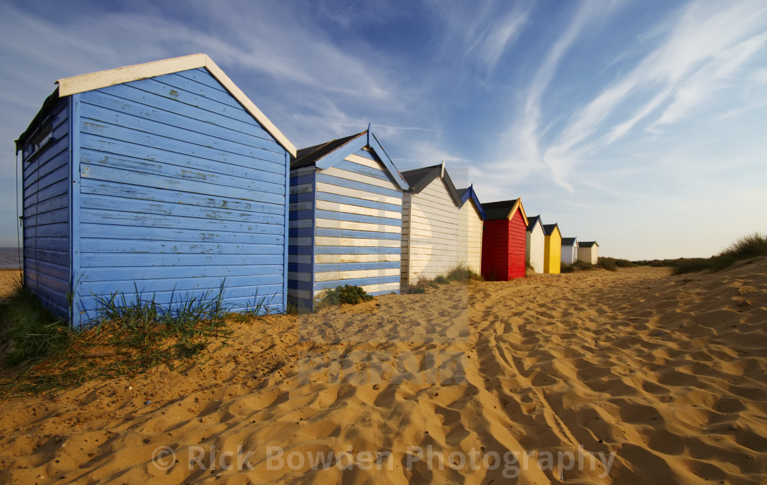 "Beach Huts" stock image