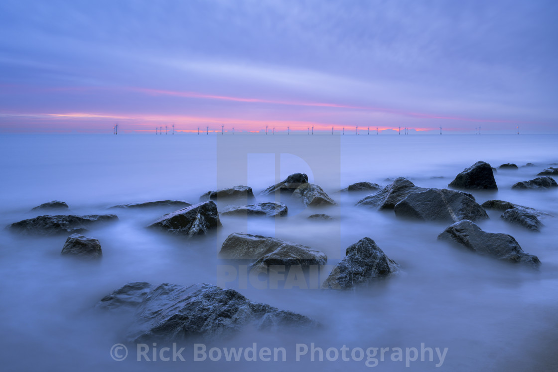 "Caister Blue" stock image