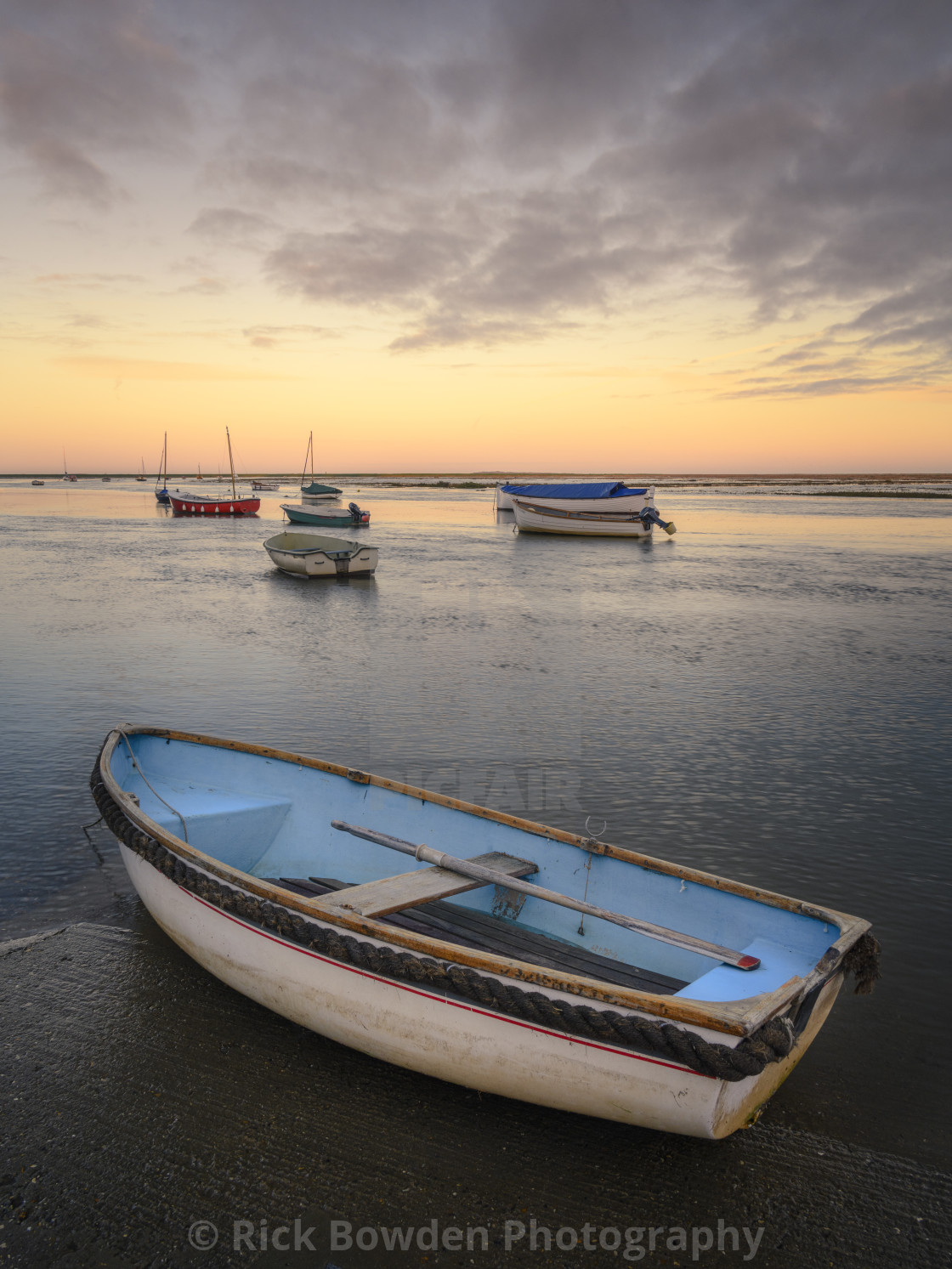 "Burnham Overy Boat" stock image