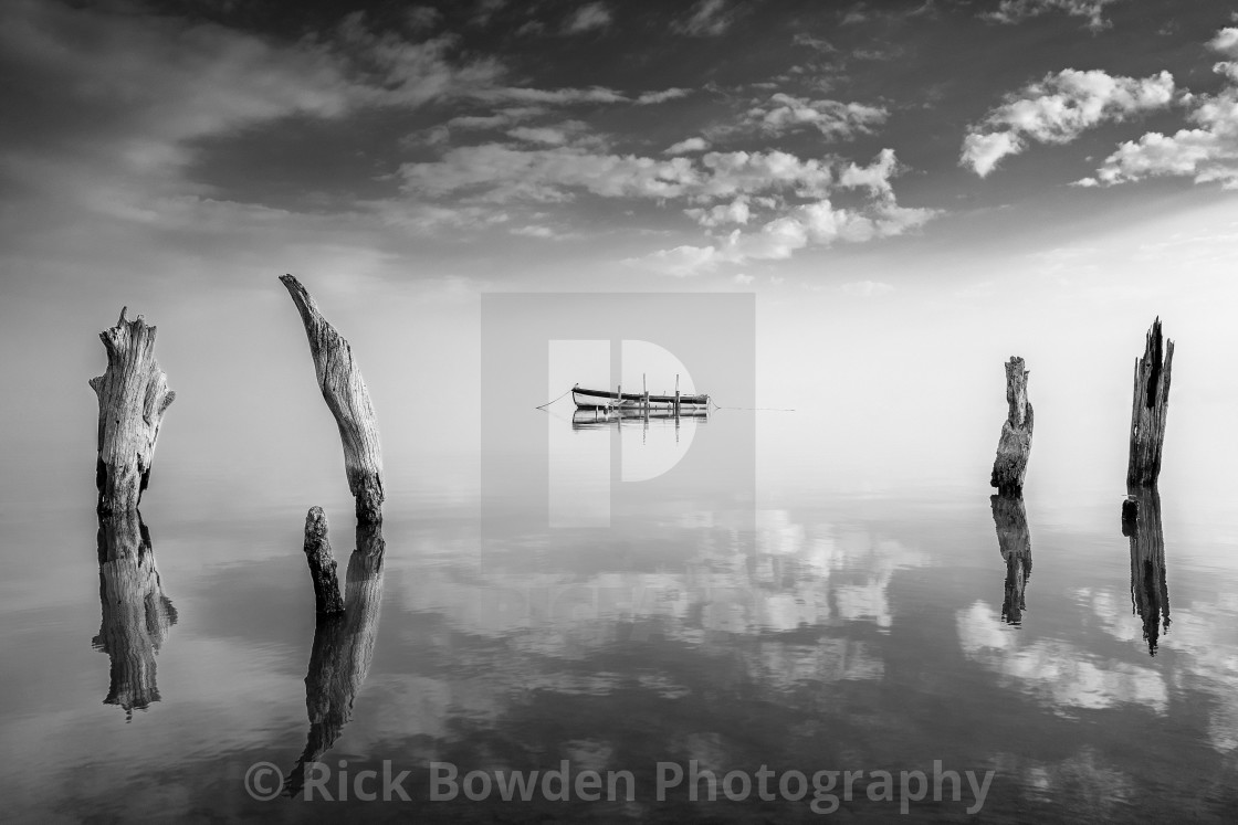 "Thornham Reflections" stock image