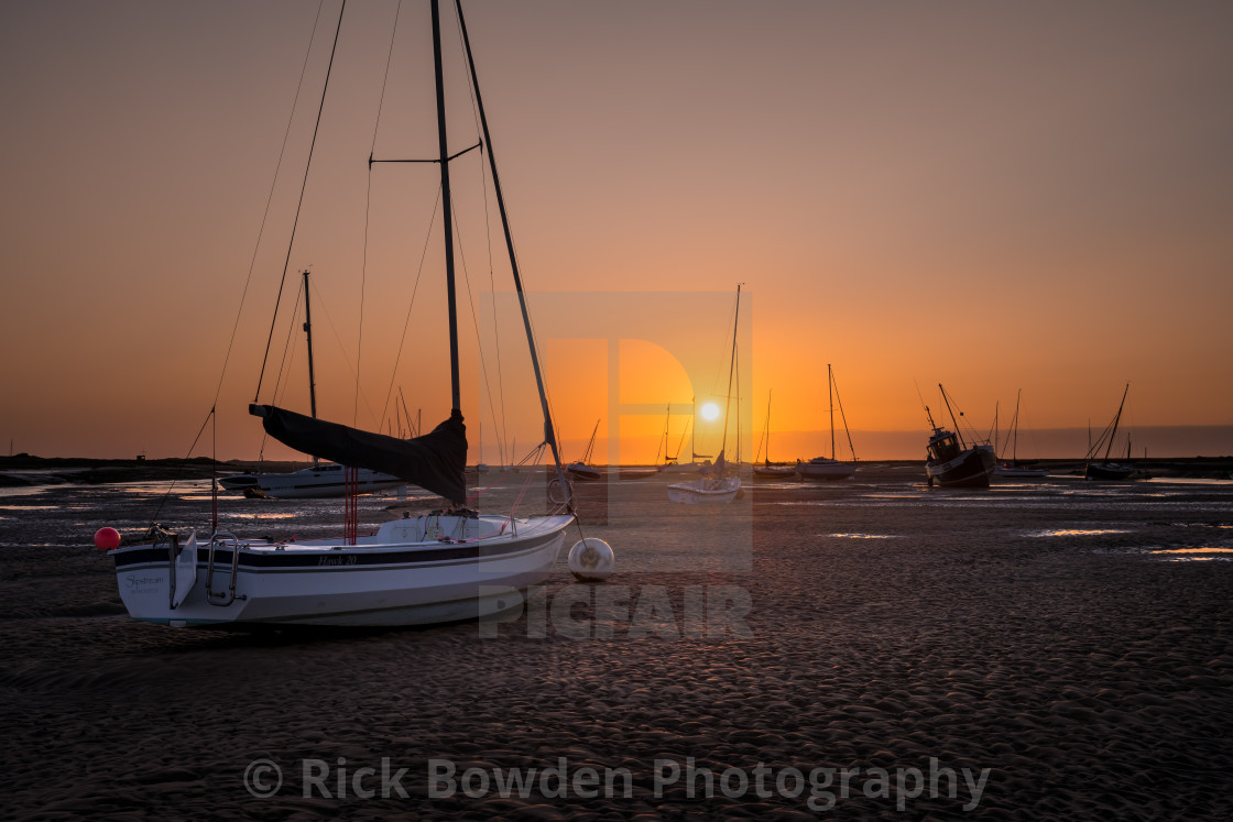 "Waiting for the Tide" stock image