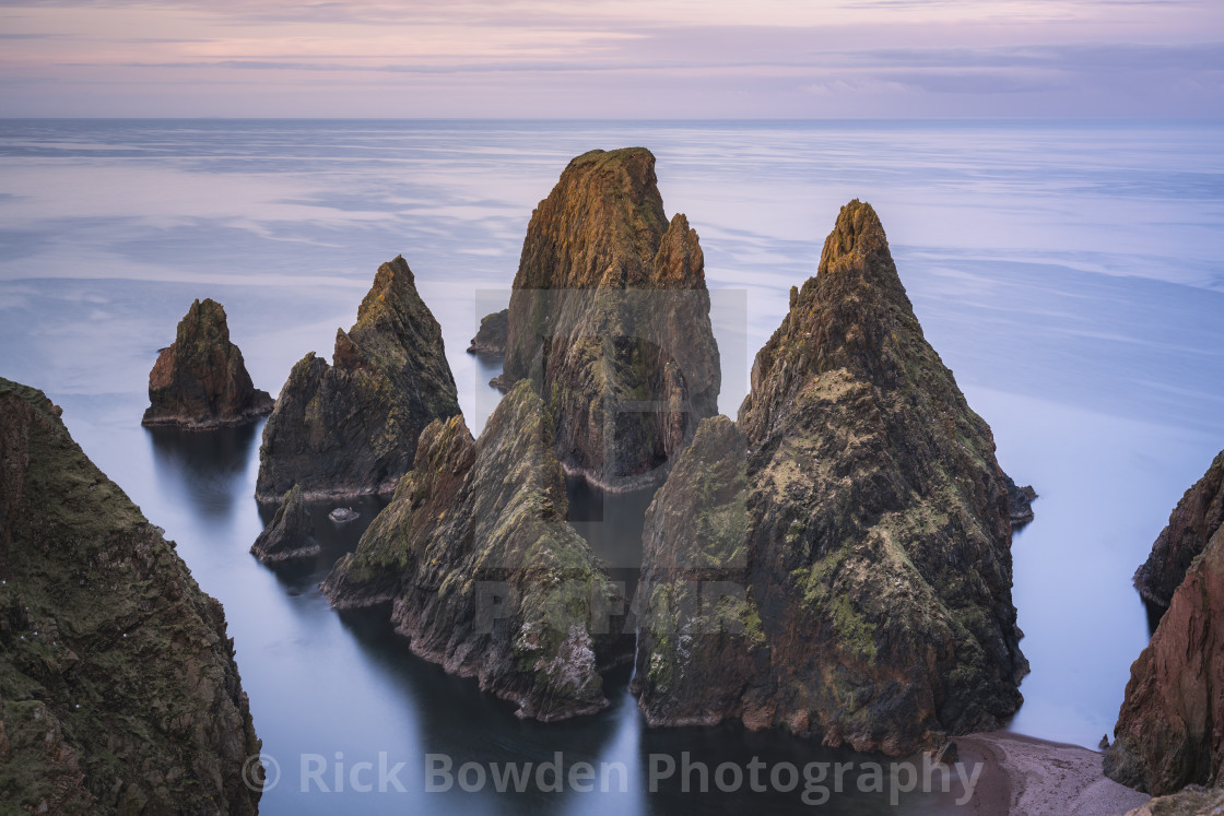 "Silwick Stacks" stock image