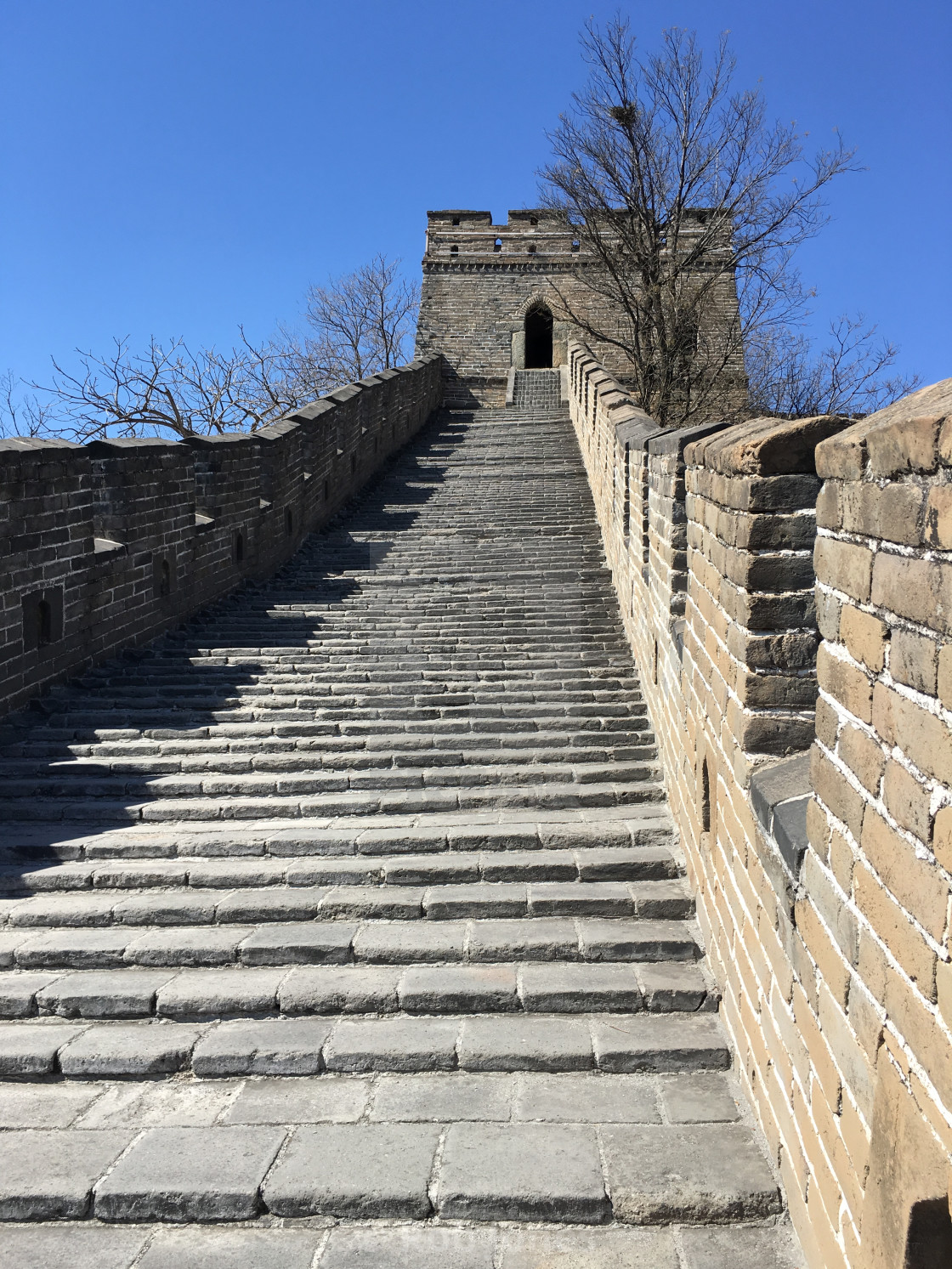 "Great Wall of China, Mutianyu." stock image