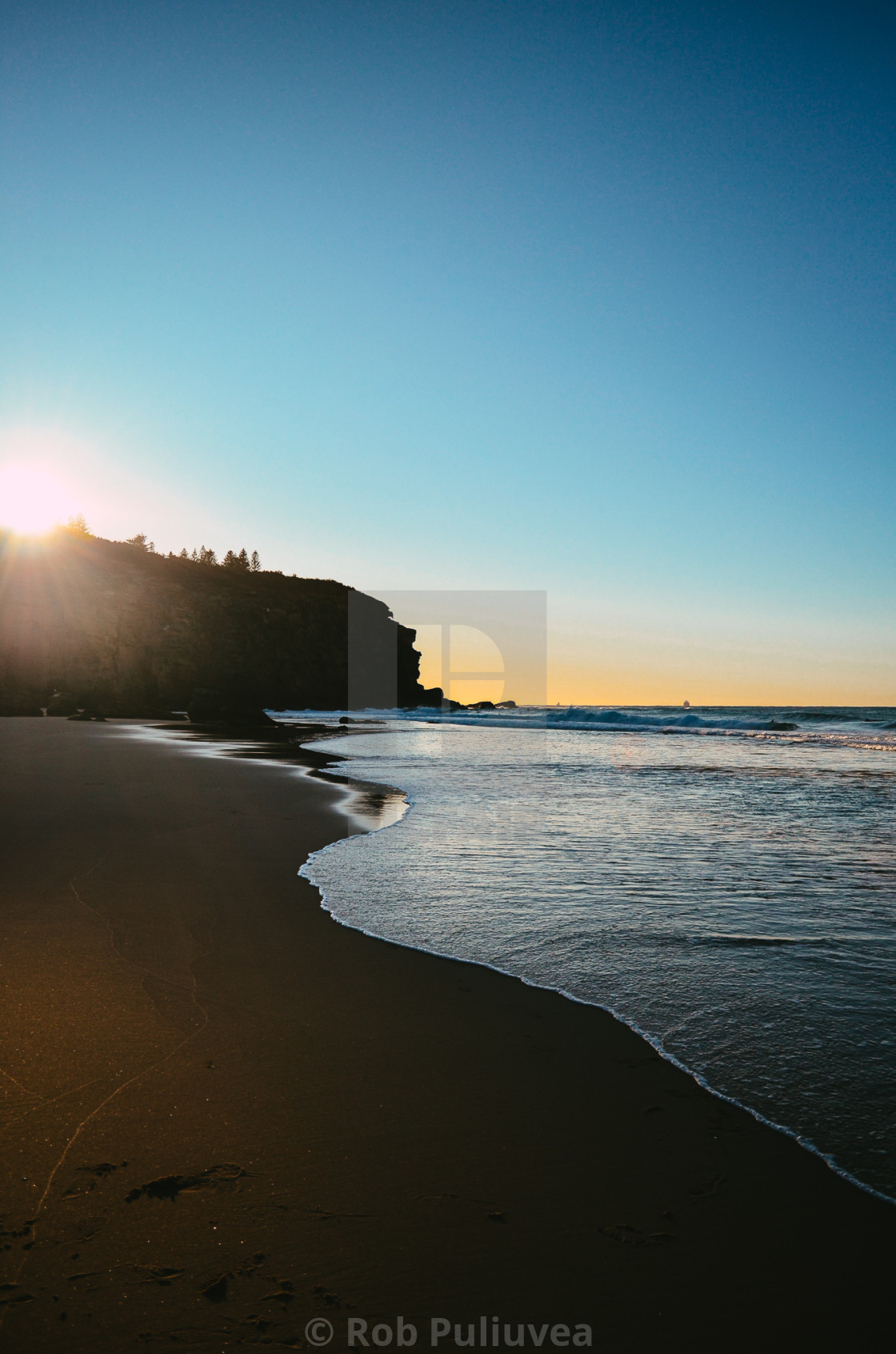 "Redhead Beach Sunrise" by Rob Puliuvea - $10.37 "Redhead Beach Sunrise" stock image