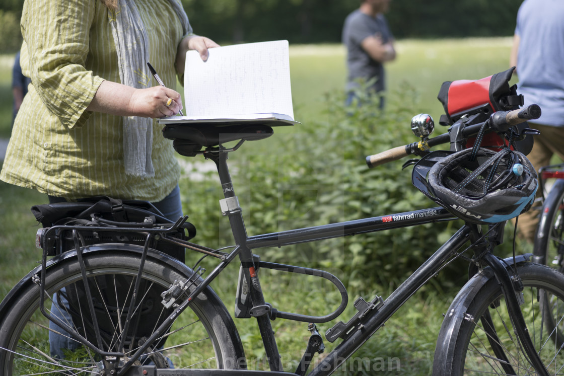 "Cycling Reporter" stock image