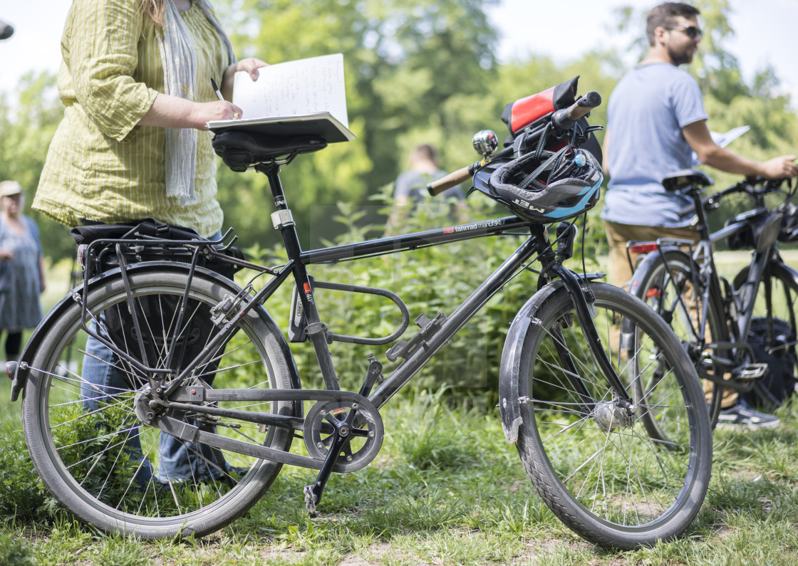 "Cycling Reporter" stock image