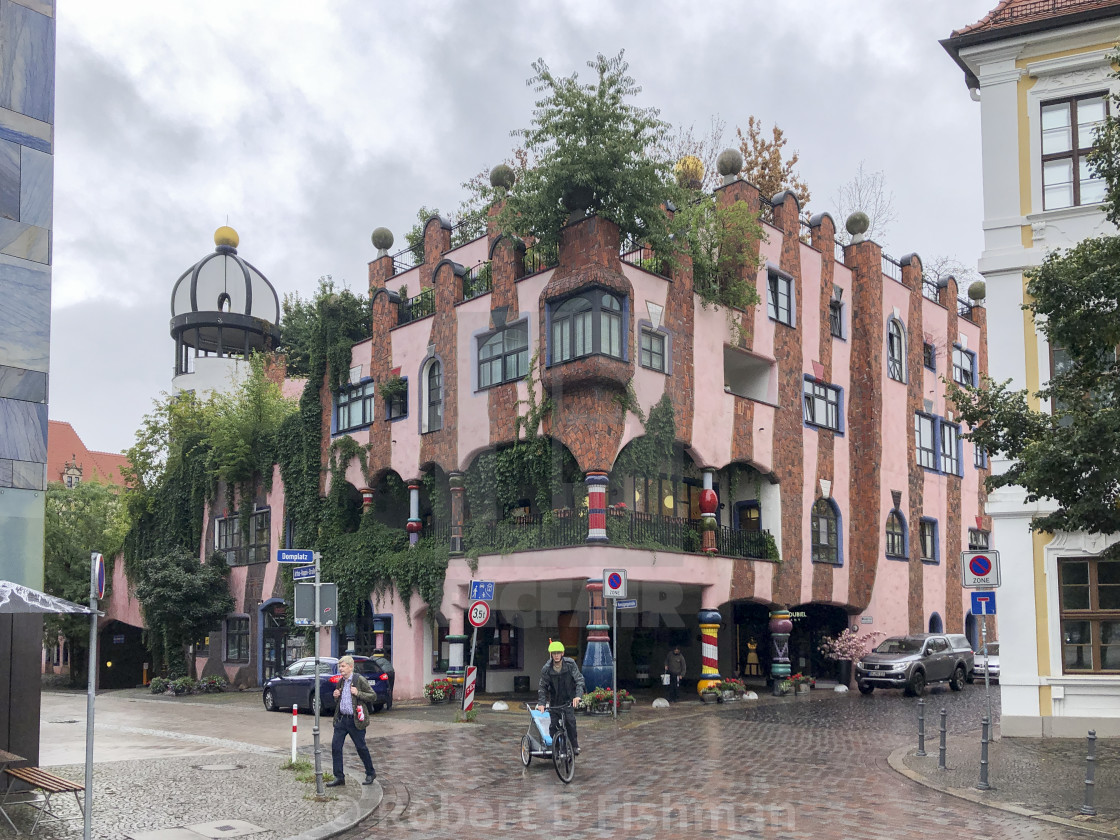 "Green Citadel by Friedensreich Hundertwasser" stock image