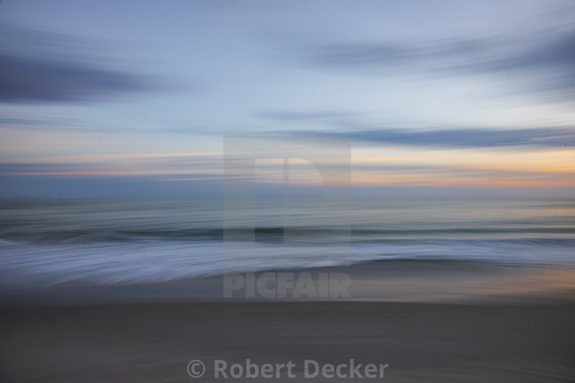 "Ocean Sunset Abstrat" stock image