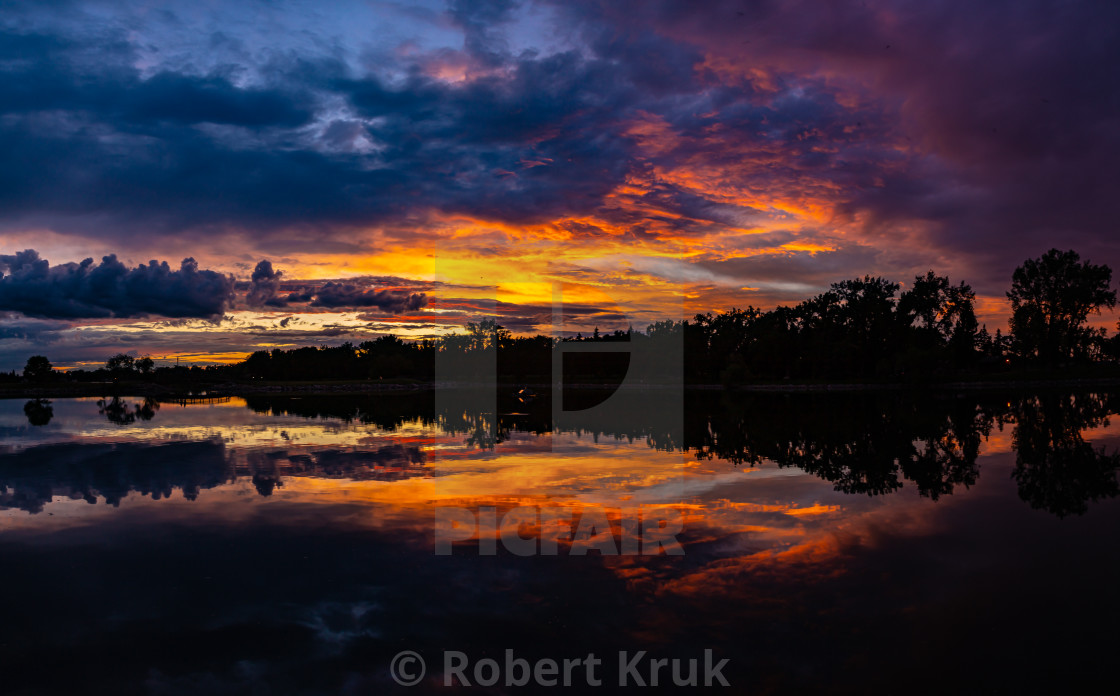 "Intense Sunset" by Robert Kruk - $77.18 "Intense Sunset" stock image