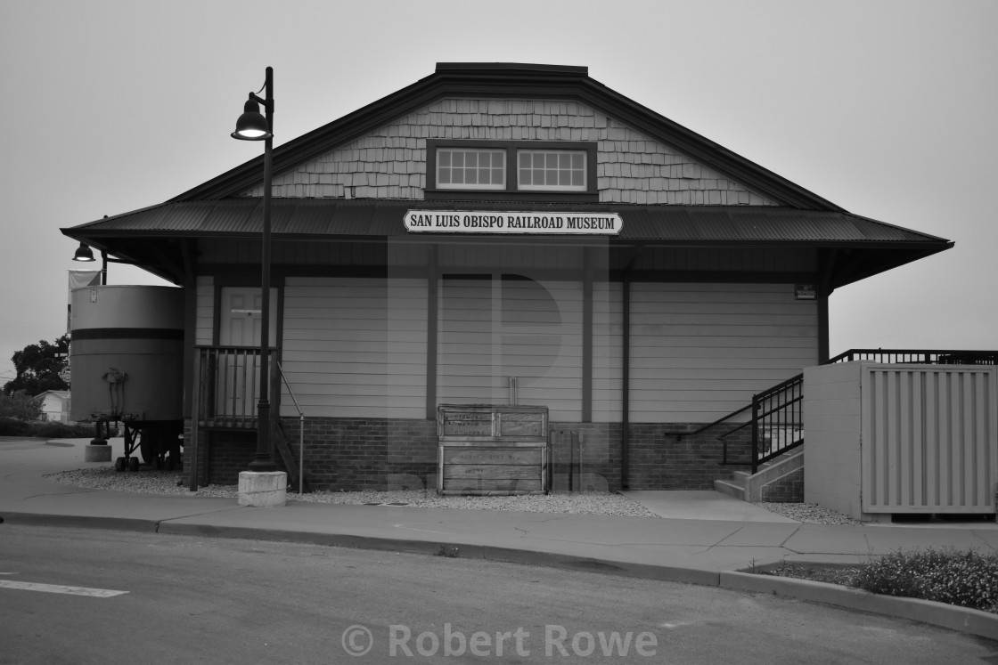 "San Luis Obispo train Depot" stock image