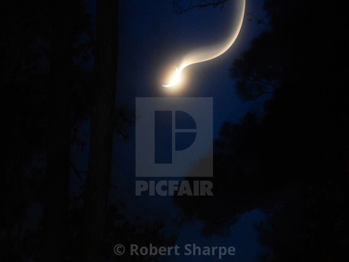 "Crescent Moon Magic" by Robert Sharpe - $12.44 "Crescent Moon Magic" stock image