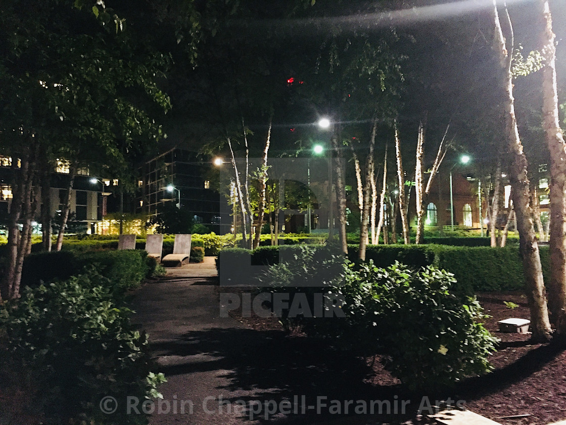 "DC Garden" by Robin Chappell/Faramir Arts - $154.39 "DC Garden" stock image