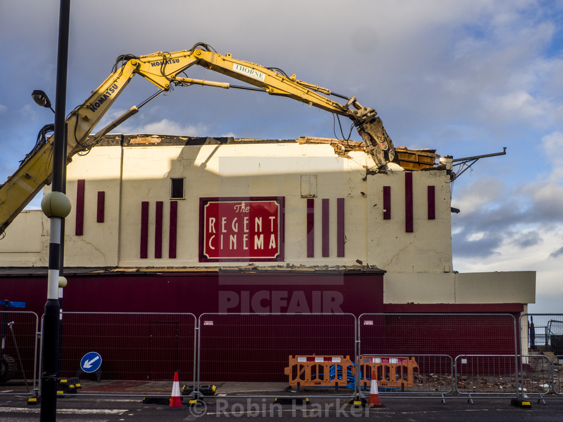 "Regent Cinema,Redcar." stock image