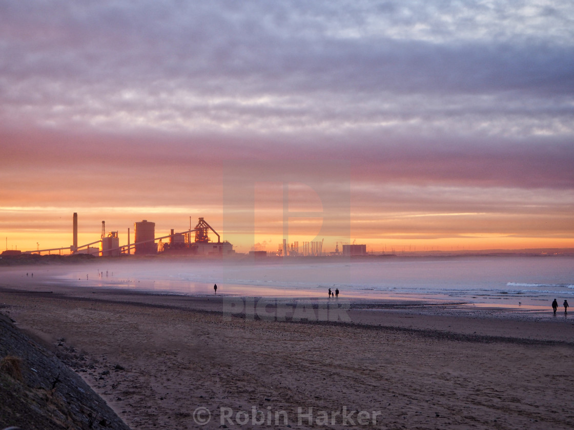 "Golden Steelworks" stock image